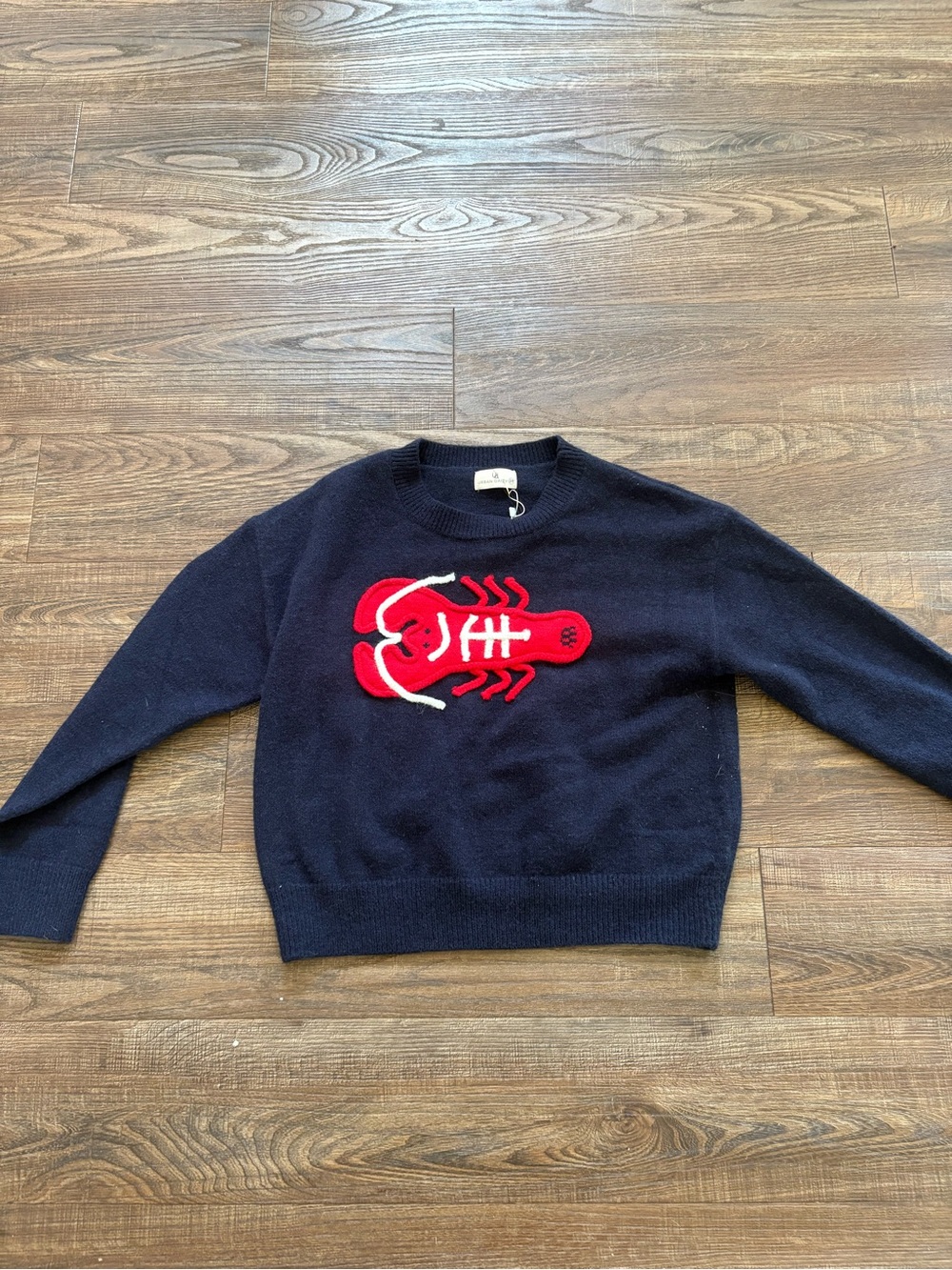 Urban Daizy navy lobster sweater S/M (fits like small)